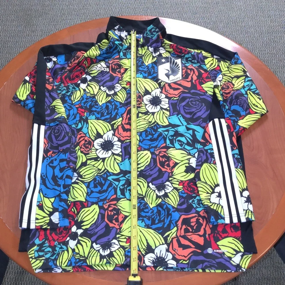 Adidas Tiro Floral Soccer Track Jacket Minnesota United Men’s Medium Zip Up XL - Picture 6 of 15